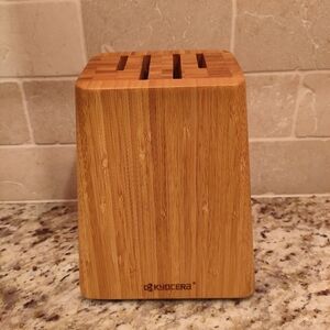 Kyocera Bamboo Knife Block